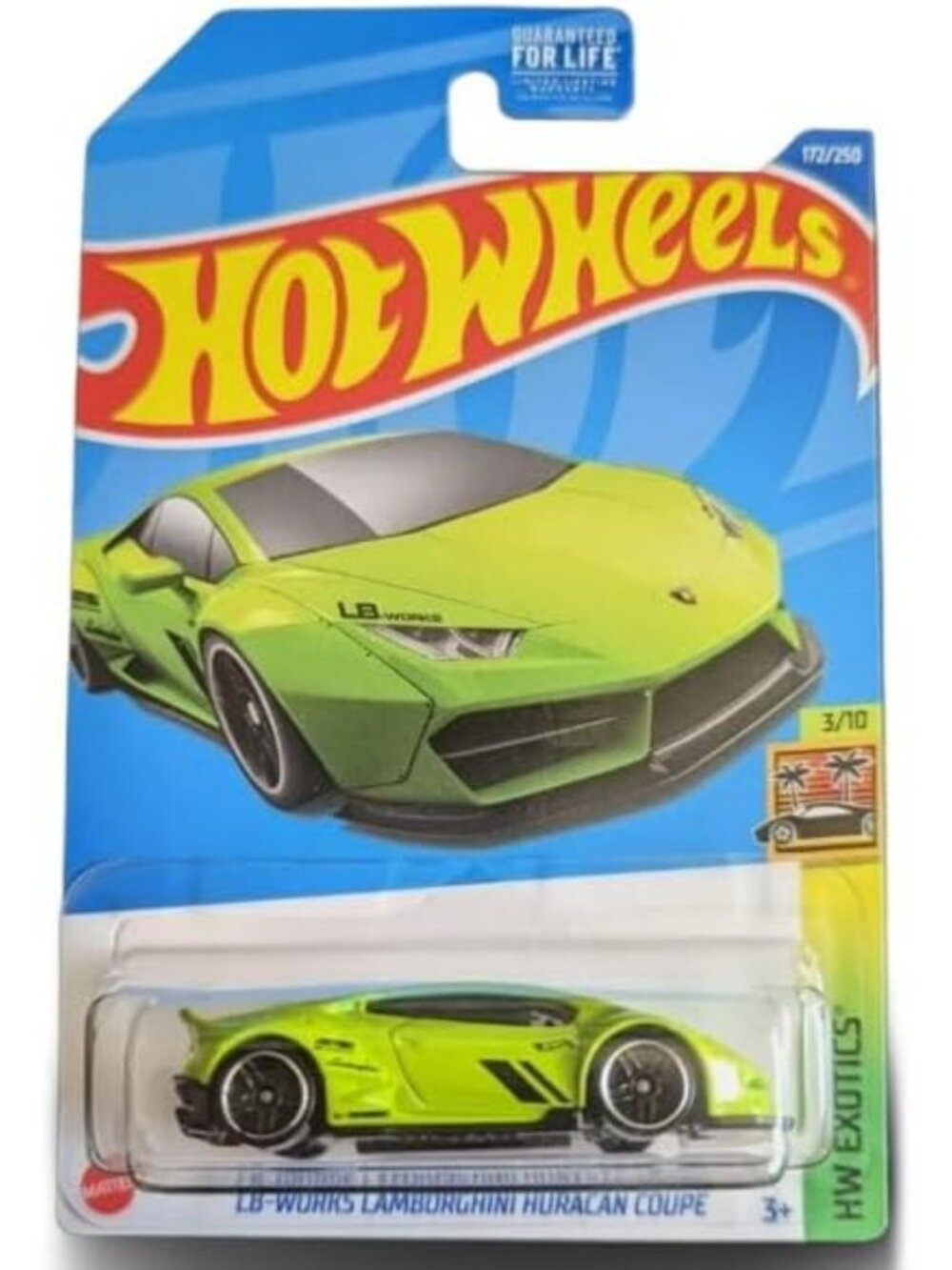 Lamborghini Huracan Coupe Green - Hot Wheels HW Exotics 3/10 Collectible Car